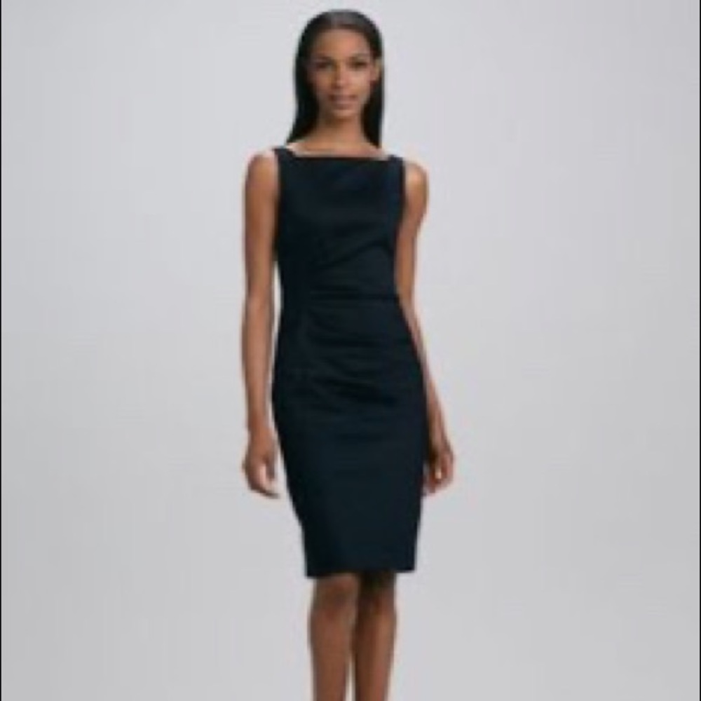 Magaschoni Navy dress size 8 New With tags